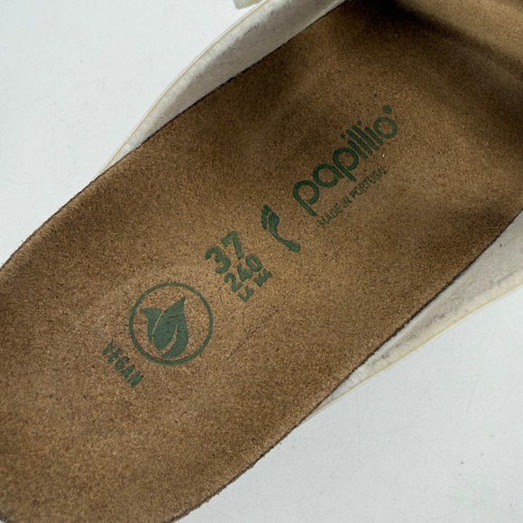 Papillio Birkenstock Arizona Platform Sandals 37 US 6 Watercolor Camo Green - Picture 4 of 8